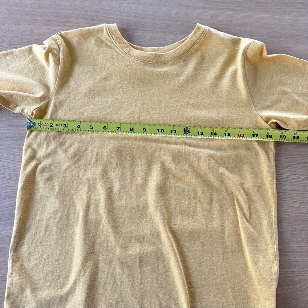 Pendleton 100% Cotton T-Shirt Sz S Gold/Yellow Classic Solid - Picture 7 of 8